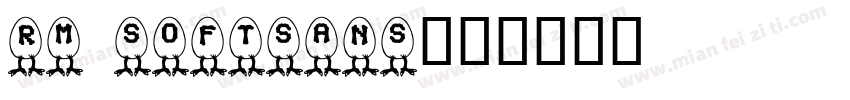 RM SOFTSANS字体转换